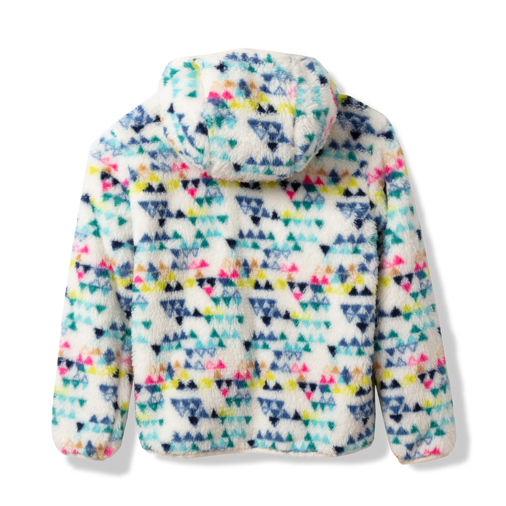 Kids Quest Fleece Plush Hooded Jacket - Print