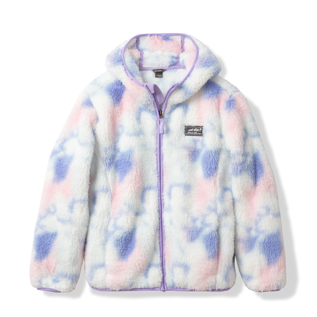 Kids Quest Fleece Plush Hooded Jacket - Print