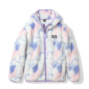 Kids Quest Fleece Plush Hooded Jacket - Print - LAVENDER