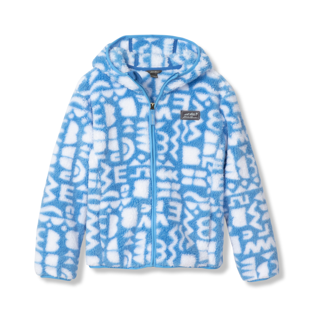 Kids Quest Fleece Plush Hooded Jacket - Print