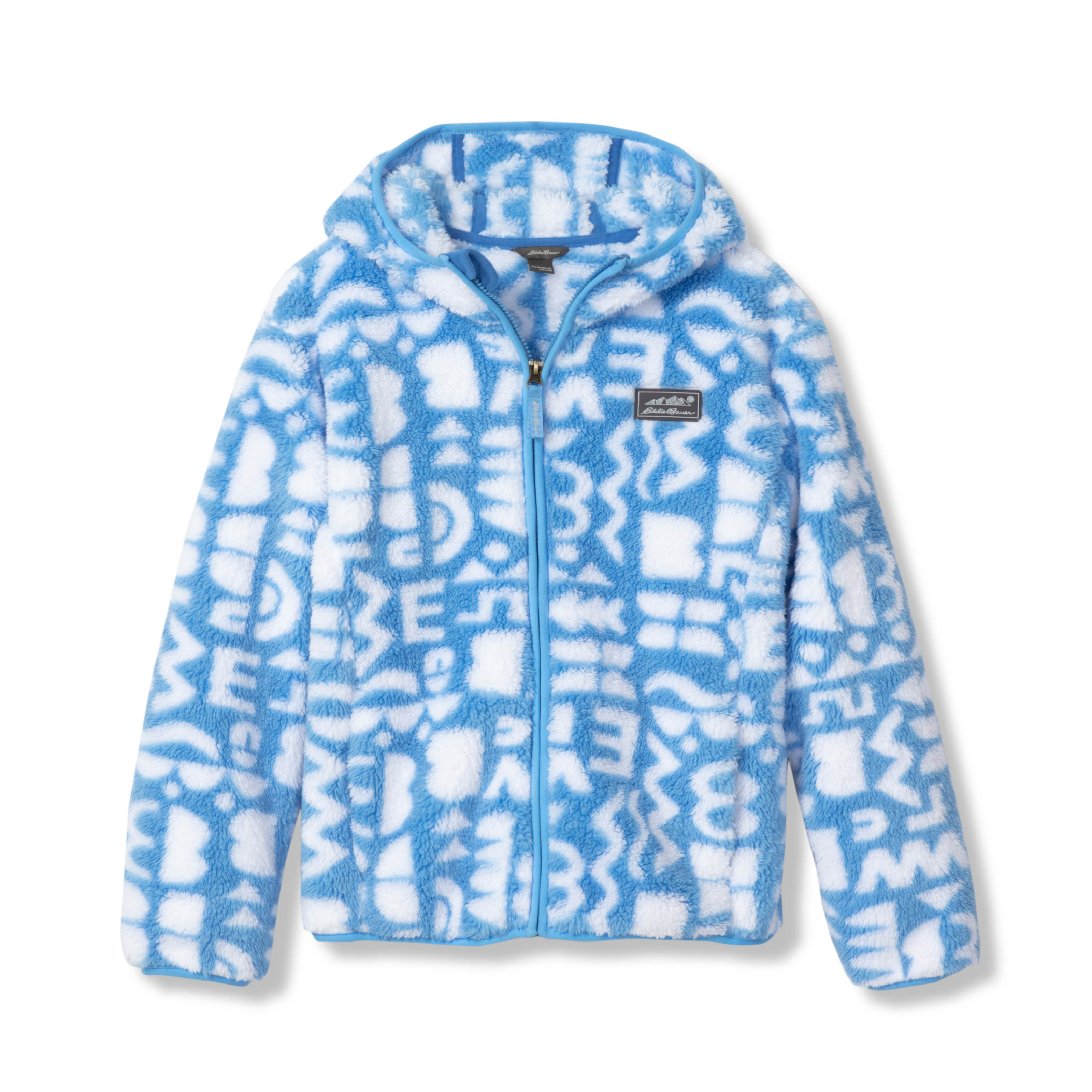 Kids Quest Fleece Plush Hooded Jacket - Print