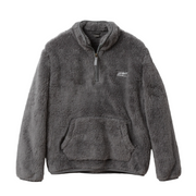 Kids Quest Fleece Plush 1/4 Zip Jacket - GREYSTONE