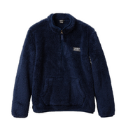 Kids Quest Fleece Plush 1/4 Zip Jacket - NAVY BLUE