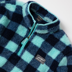 Kids Quest Fleece Plush 1/4-Zip Jacket - Print