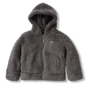 Infant Quest Fleece Plush Hooded Jacket - GREYSTONE