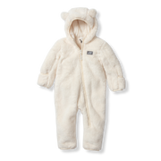 Infant Quest Fleece Plush Onesie - EGRET