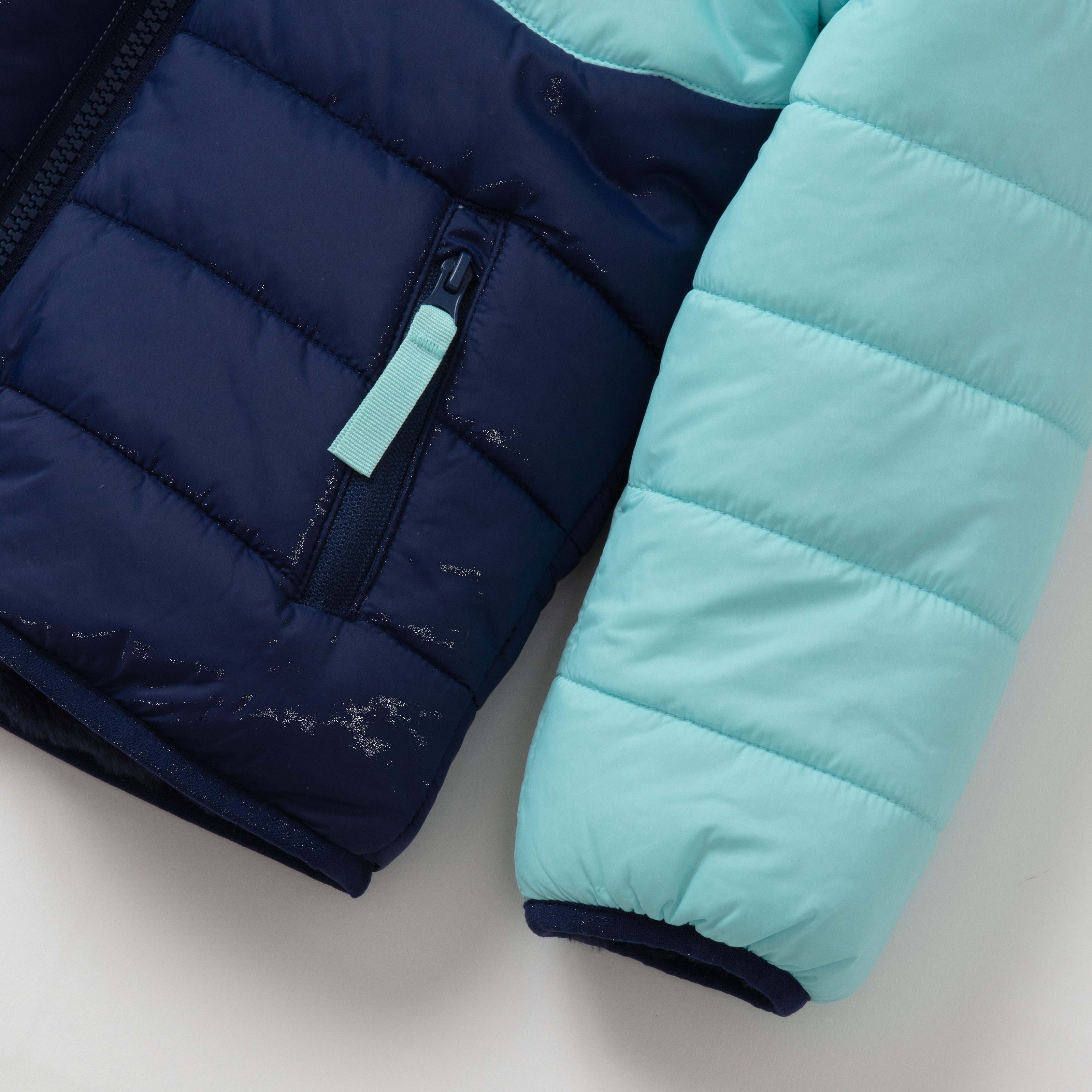 Toddler Girls Deer Harbor Reversible Hooded Jacket