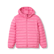 Kids Cirruslite Down Hooded Jacket - AURORA PINK