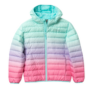 Kids Cirruslite Down Hooded Jacket - BUBBLE GUM