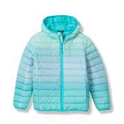Kids Cirruslite Down Hooded Jacket - AQUA