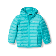 Toddler Cirruslite Down Hooded Jacket - BLUE CURACAO