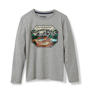 Boys Graphic Long-Sleeve T-Shirt - GREY HEATHER