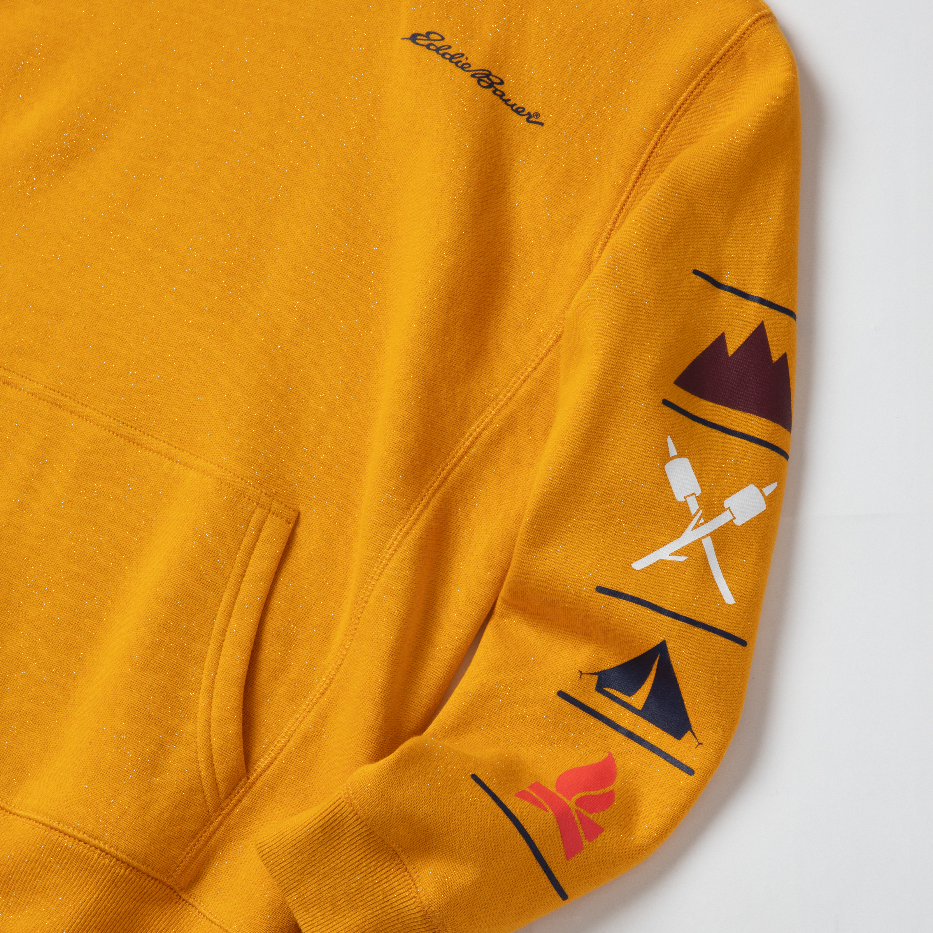 Boys Graphic Camp Fleece Hoodie