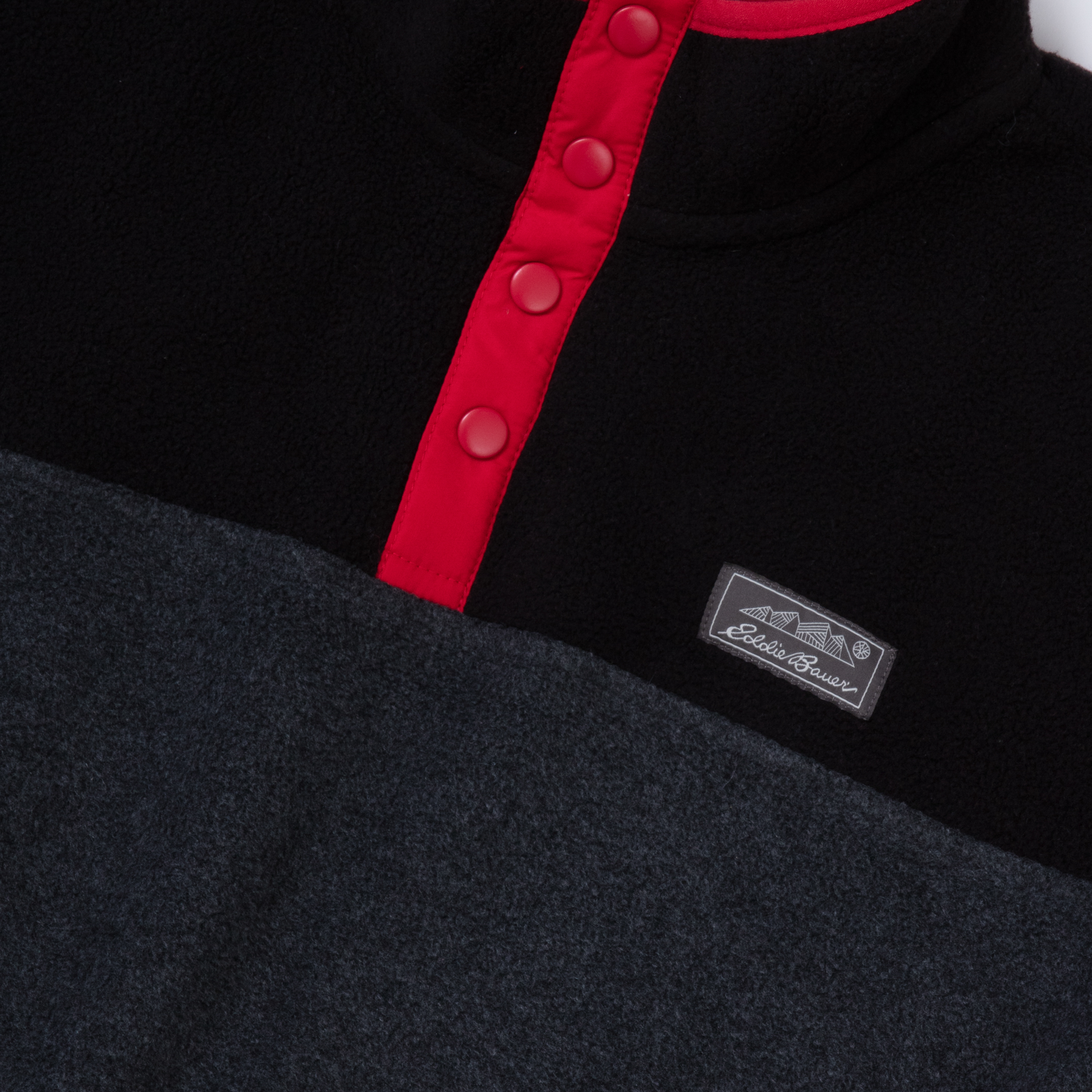 Boys Quest Fleece Snap Neck