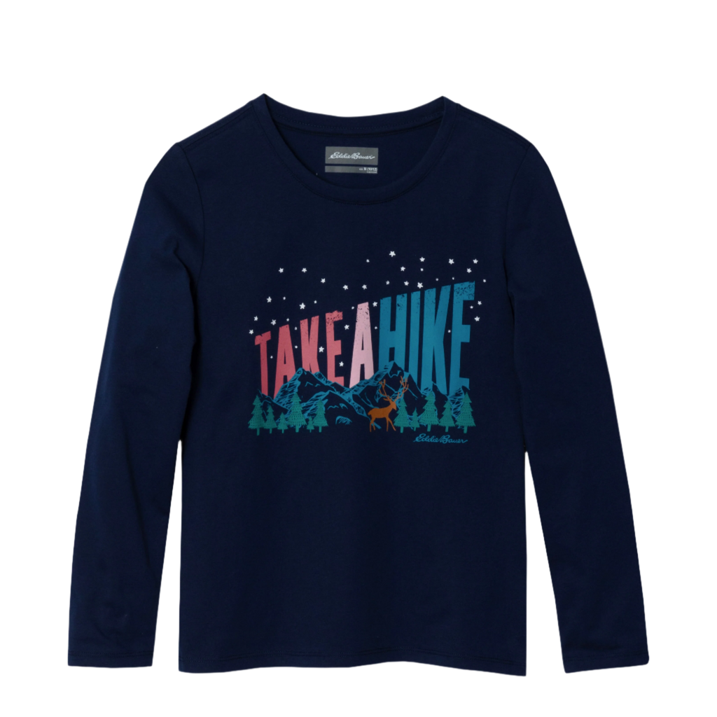 Girls Graphic Long-Sleeve T-Shirt - 2 Pack