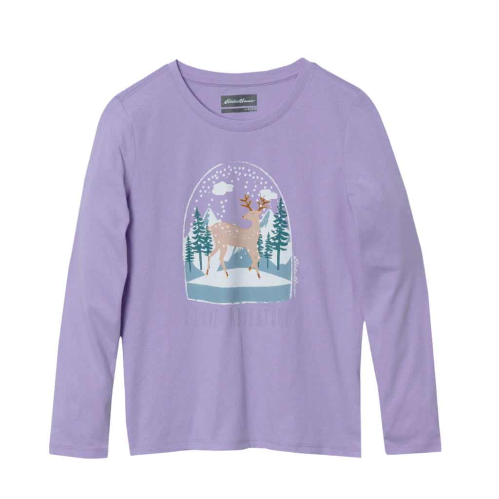 Girls Graphic Long-Sleeve T-Shirt - 2 Pack