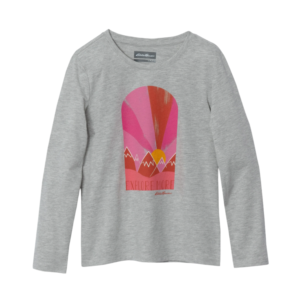 Girls Graphic Long-Sleeve T-Shirt - 2 Pack