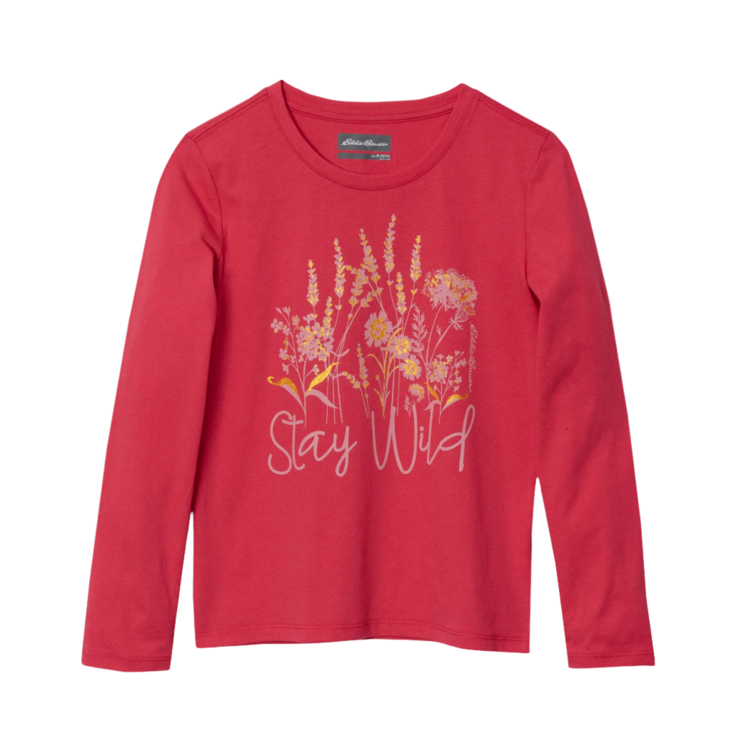 Girls Graphic Long-Sleeve T-Shirt - 2 Pack