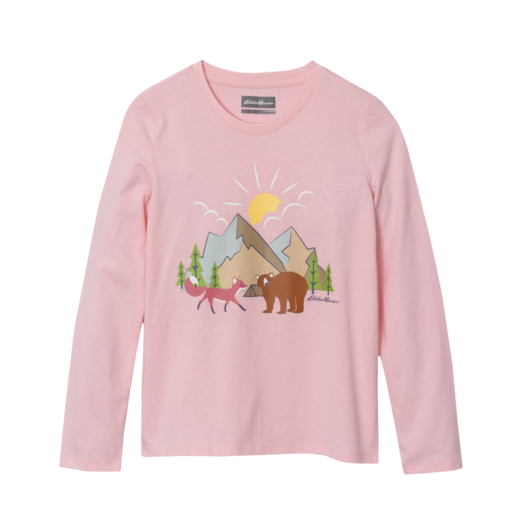 Girls Graphic Long-Sleeve T-Shirt - 2 Pack