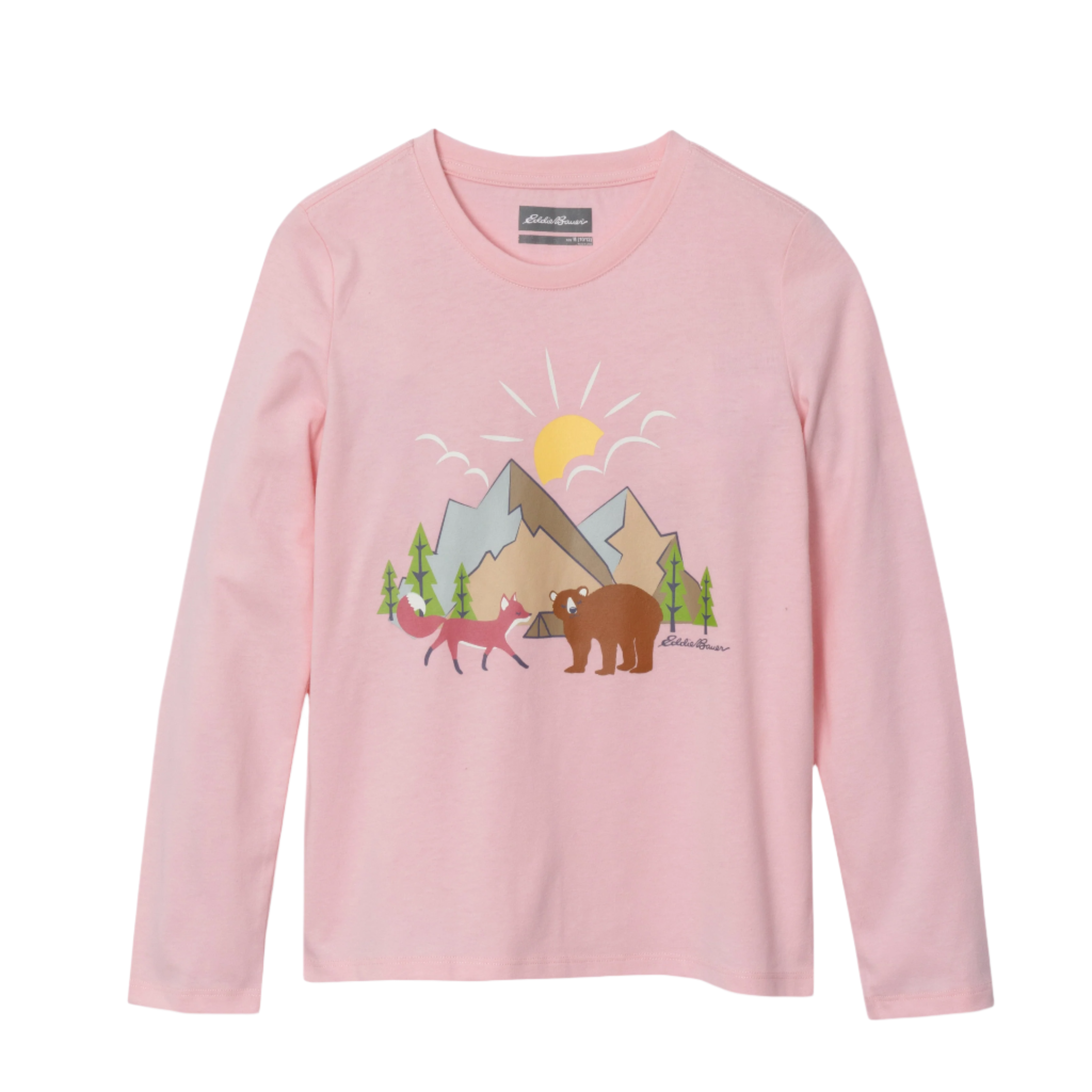 Girls Graphic Long-Sleeve T-Shirt - 2 Pack