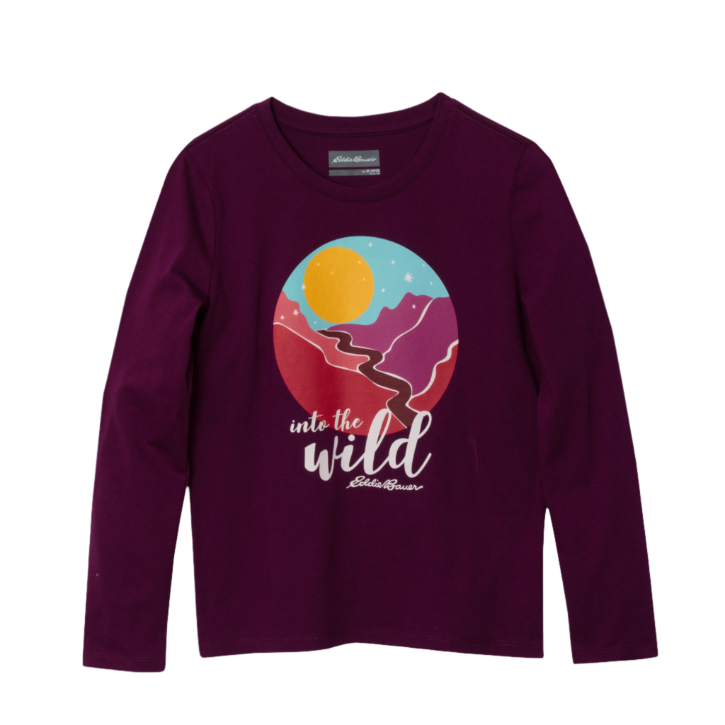 Girls Graphic Long-Sleeve T-Shirt - 2 Pack