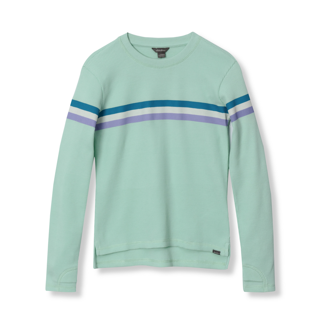 Girls Myriad Thermal Stripe Long-Sleeve T-Shirt