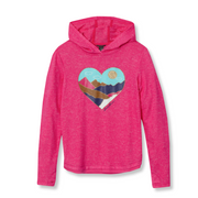 Girls Graphic Ultrasoft Hoodie - MAGENTA