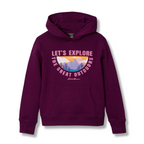 Girls Graphic Camp Fleece Hoodie