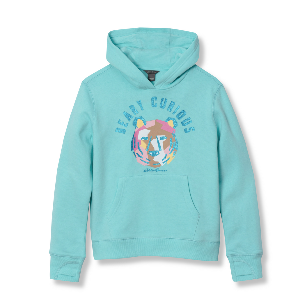 Girls Graphic Camp Fleece Hoodie