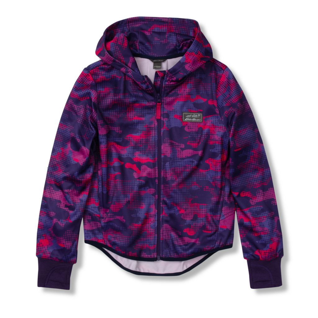 Girls Trail Active Hoodie - Print