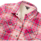 Girls Faux Shearling Shirt Jacket
