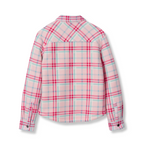 Girls Faux Shearling Shirt Jacket