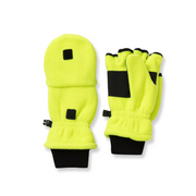 Kids Quest Fleece Convertible Mittens - LIME GREEN