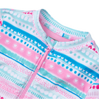 Girls Sea Spray Ls One Piece Swimsuit