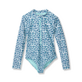 Girls Sea Spray Ls One Piece Swimsuit