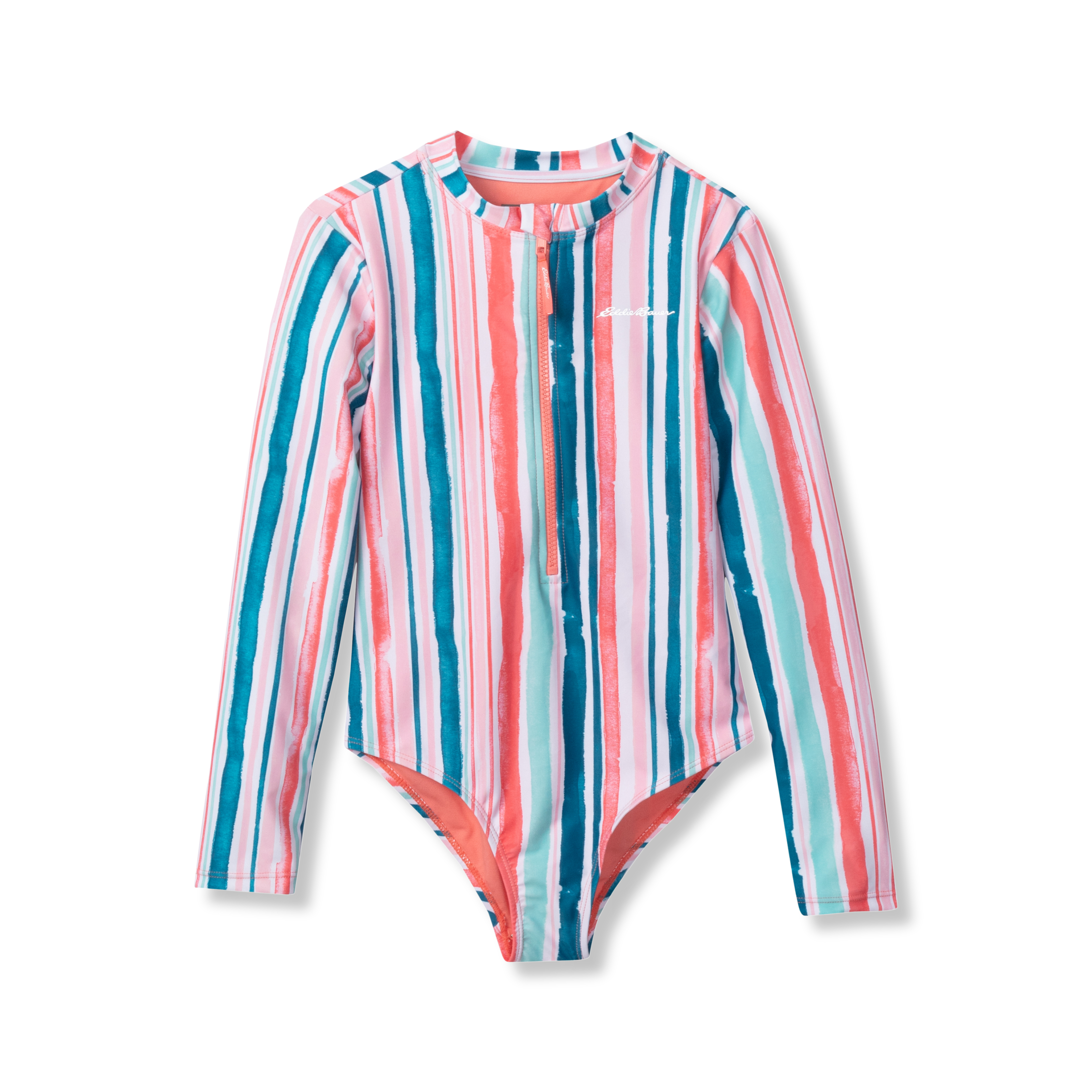 Girls Sea Spray Ls One Piece Swimsuit