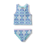 Girls Sea Spray Tankini - PARADISE BLUE