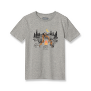 Boys Graphic T-Shirt - GREY HEATHER