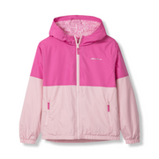 Kids Windy Ridge Reversible Jacket - Colorblock - SUPER PINK