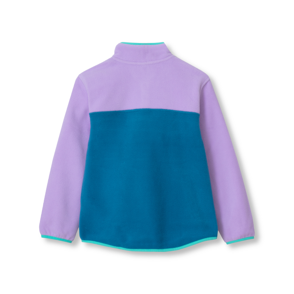Girls Quest Fleece Snap Neck Pullover