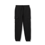 Boys Camp Fleece Cargo Joggers - CHARCOAL HEATHER