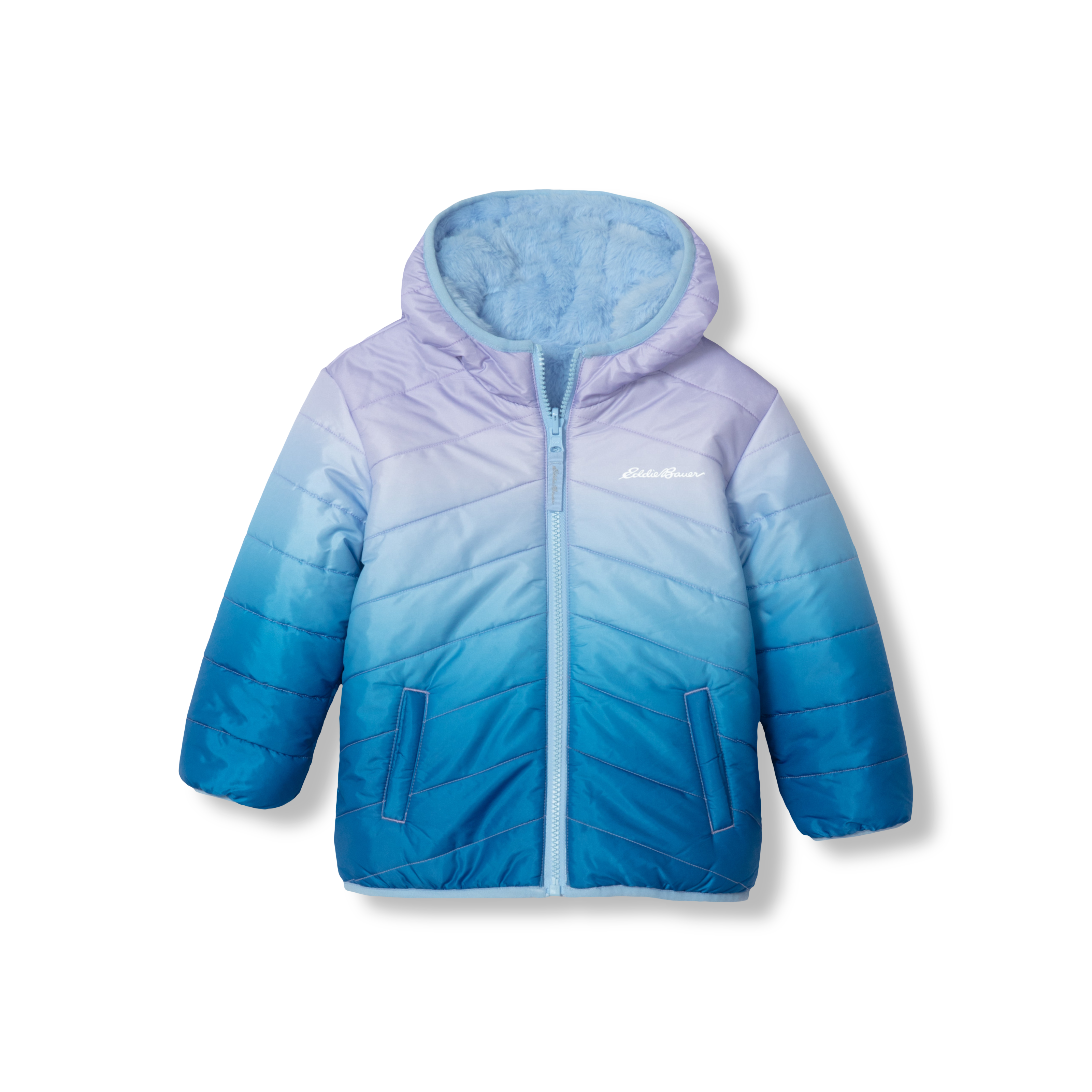 Toddler Girls Deer Harbor Reversible Hooded Jacket