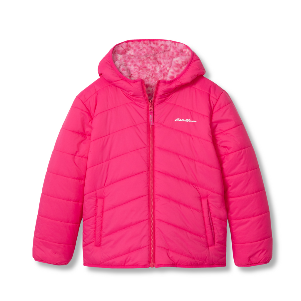 Girls Deer Harbor Reversible Hooded Jacket