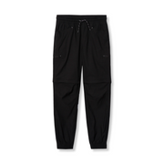 Boys Ranger Zip-Off Jogger Pants - BLACK