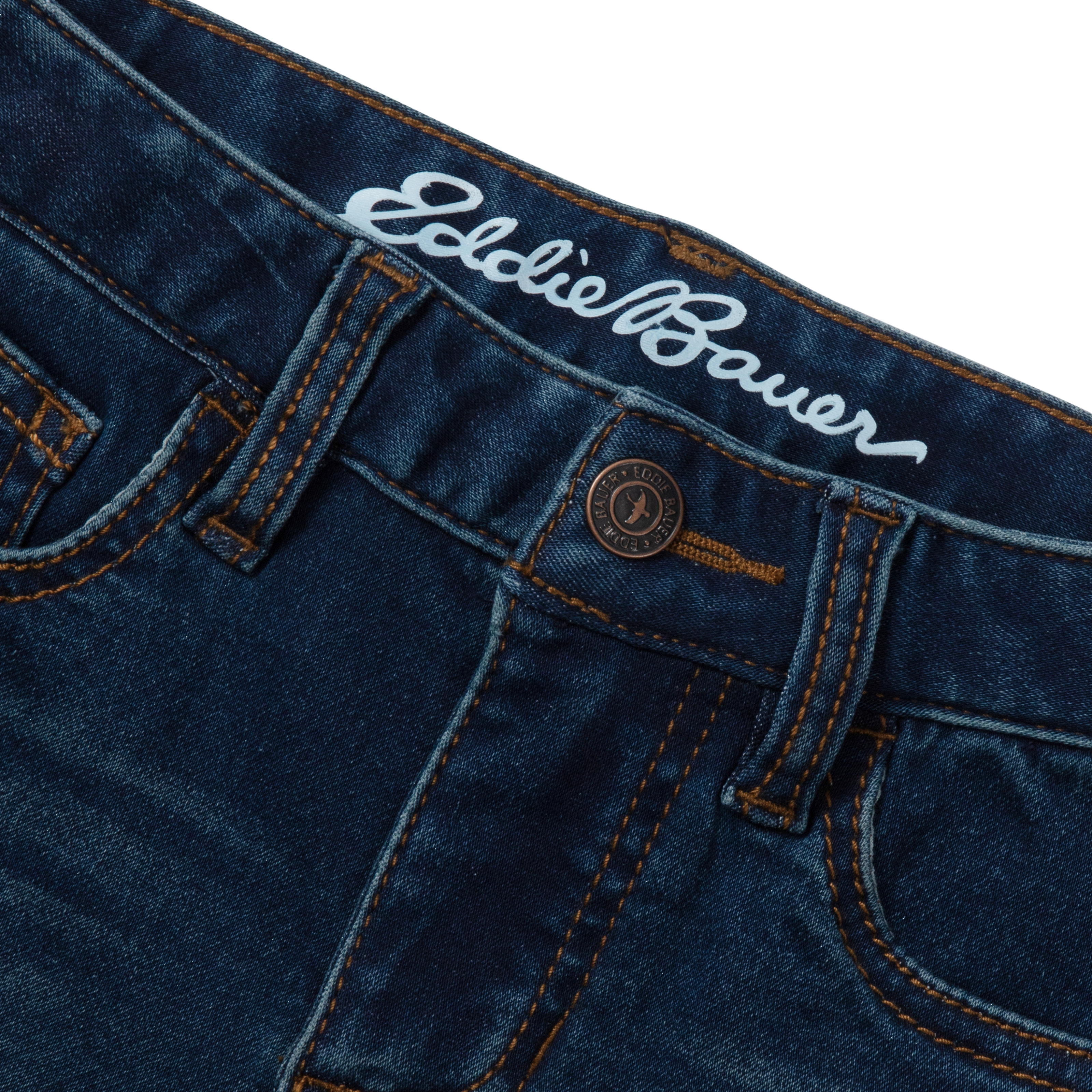 Girls Flex Knit Denim Shorts