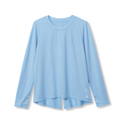 Girls Trail Long-Sleeve Shirt - ARUBA BLUE