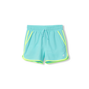 Girls Sea Spray Board Shorts - AQUA