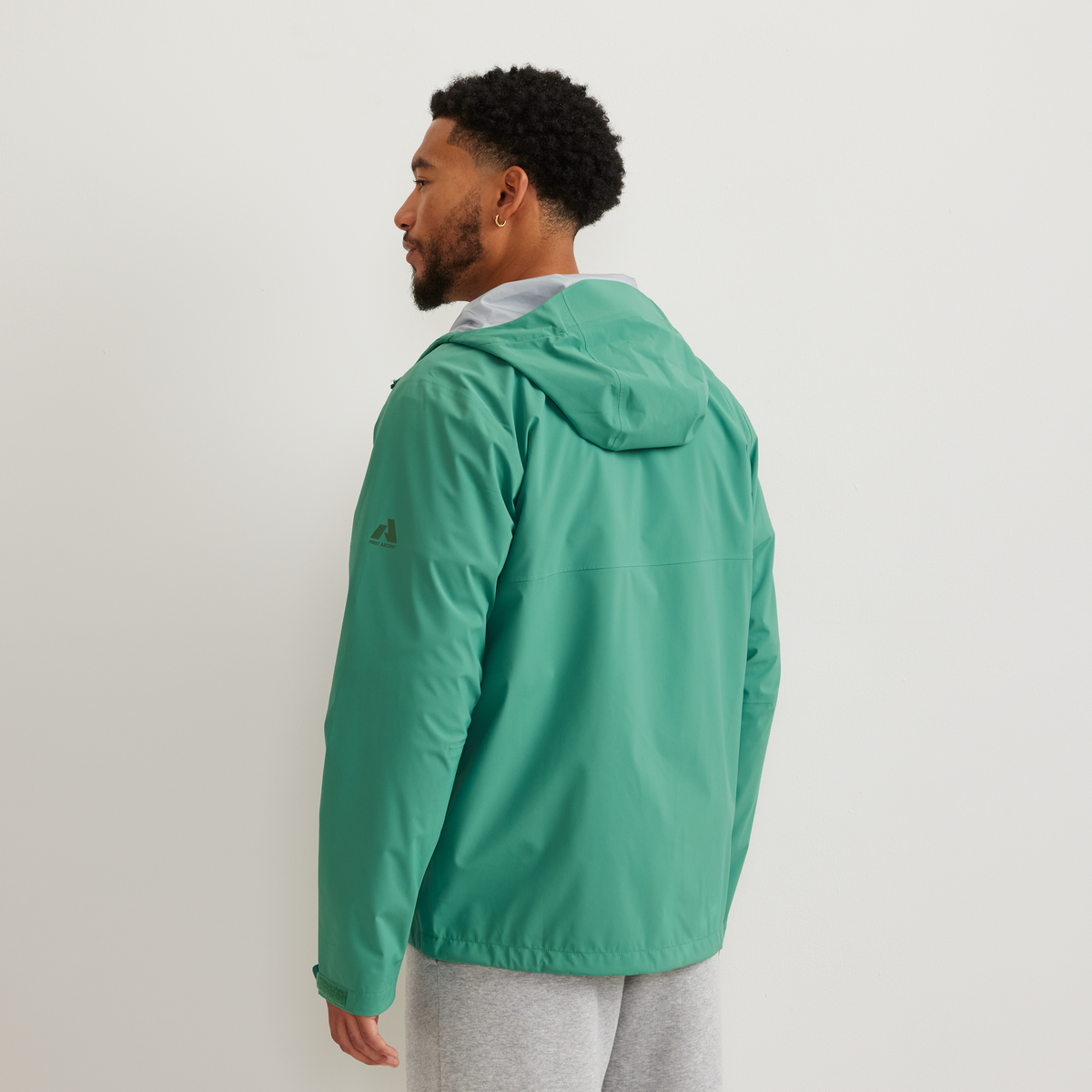 Men's Cloud Cap 3L Waterproof Stretch Hooded Rain Jacket