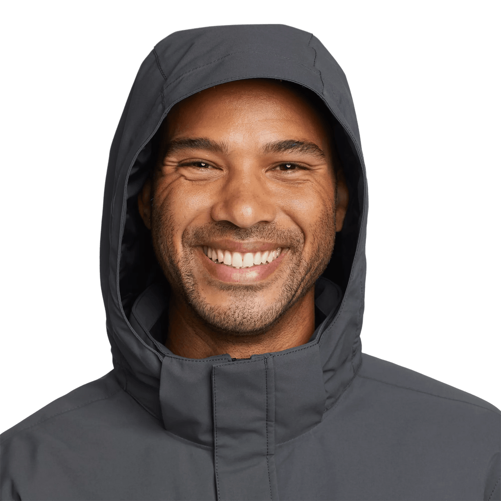 Men's Mainstay Insulated Waterproof Hooded Trench Coat