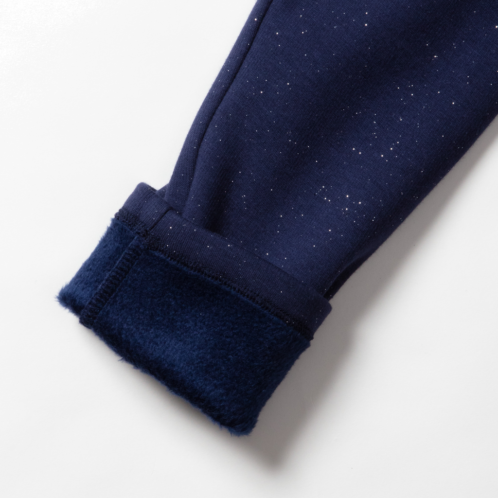 Girls Rock Hopper Plush-Lined Leggings - Sparkle